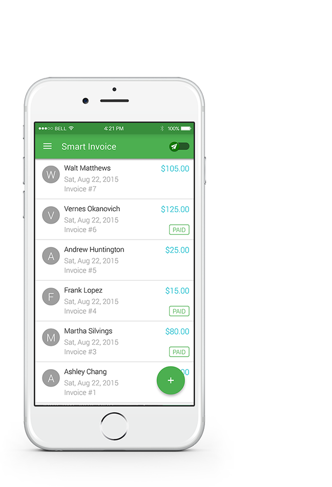 Smart Invoice app screenshot